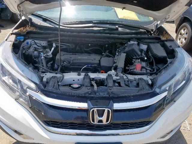 5J6RM3H7XGL024694 - 2016 HONDA CR-V EXL WHITE photo 7