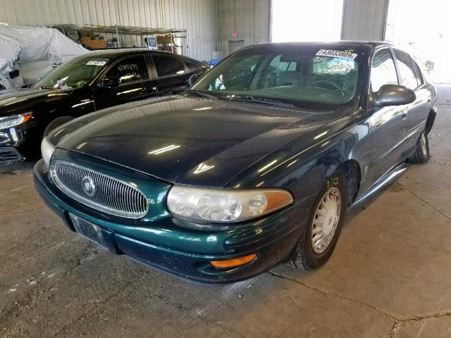 1G4HP54K7Y4285030 - 2000 BUICK LESABRE CU GREEN photo 2