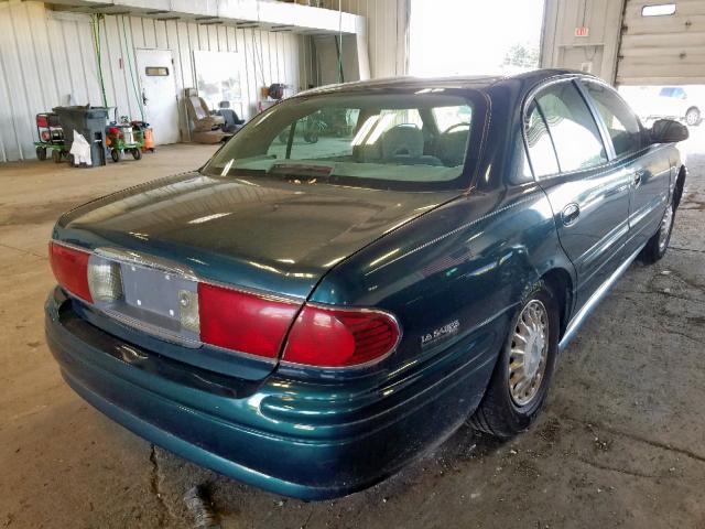 1G4HP54K7Y4285030 - 2000 BUICK LESABRE CU GREEN photo 4