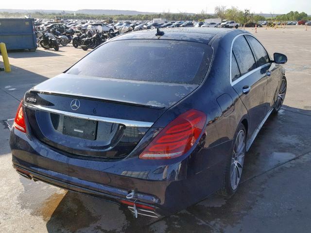 WDDUG8CB2HA294456 - 2017 MERCEDES-BENZ S 550 BLUE photo 4