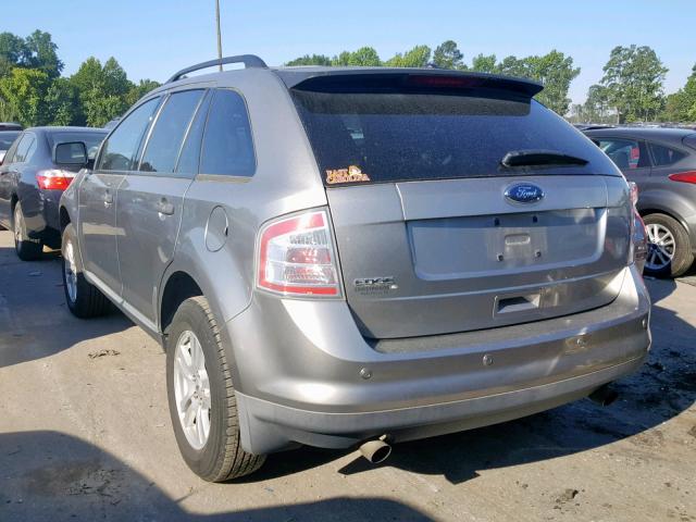 2FMDK36C38BA10087 - 2008 FORD EDGE SE SILVER photo 3