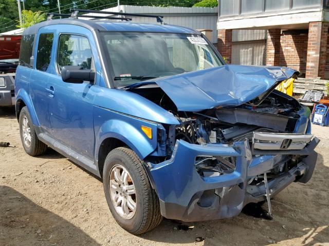 5J6YH28708L001646 - 2008 HONDA ELEMENT EX BLUE photo 1