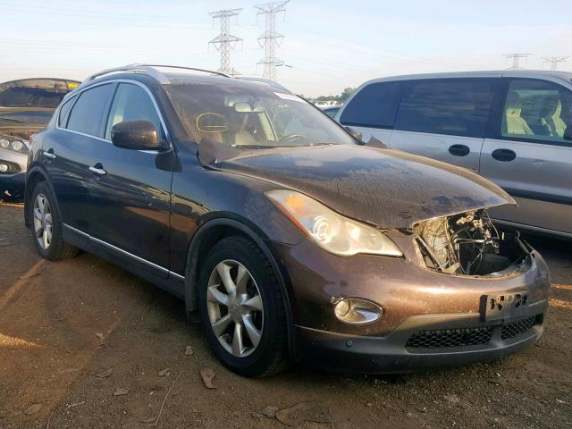 JNKAJ09FX8M361313 - 2008 INFINITI EX35 BASE PURPLE photo 1