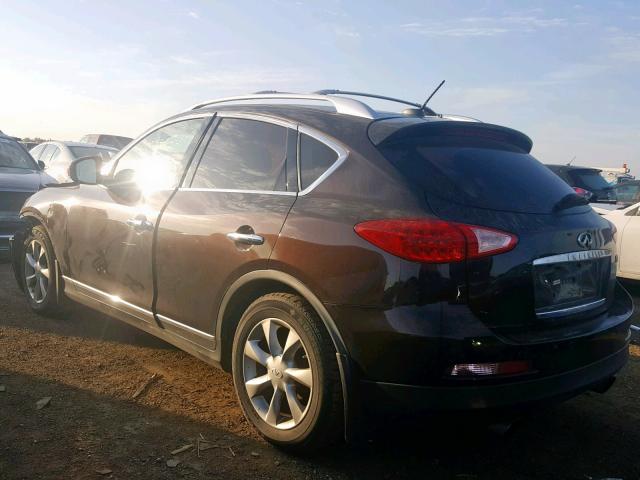 JNKAJ09FX8M361313 - 2008 INFINITI EX35 BASE PURPLE photo 3