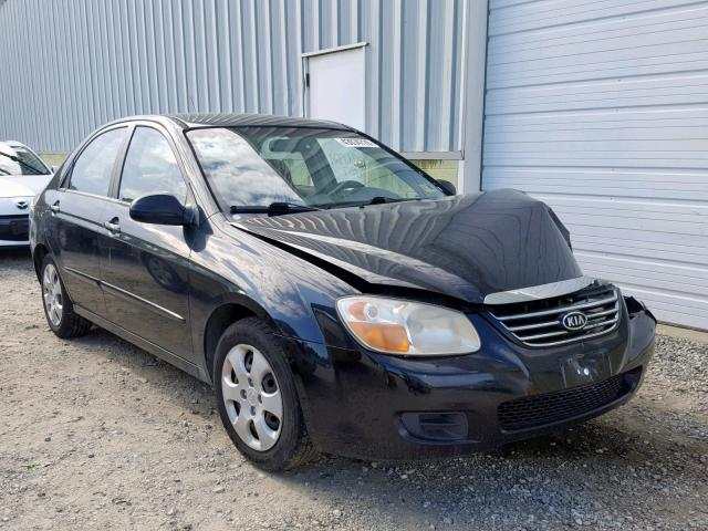 KNAFE121375389704 - 2007 KIA SPECTRA EX BLACK photo 1