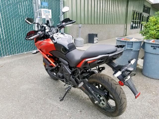 JKALEEF19GDA14782 - 2016 KAWASAKI KLE650 F ORANGE photo 3