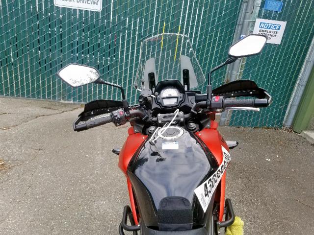 JKALEEF19GDA14782 - 2016 KAWASAKI KLE650 F ORANGE photo 5