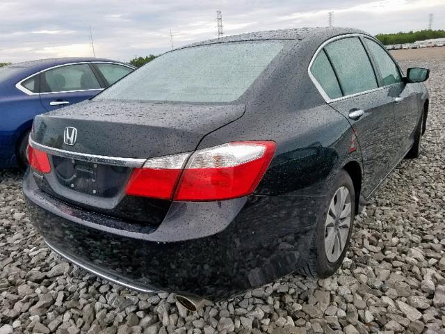 1HGCR2F37FA105252 - 2015 HONDA ACCORD LX BLACK photo 4