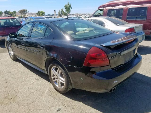 2G2WR554861203406 - 2006 PONTIAC GRAND PRIX BLACK photo 3