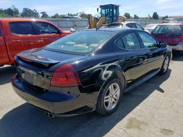 2G2WR554861203406 - 2006 PONTIAC GRAND PRIX BLACK photo 4