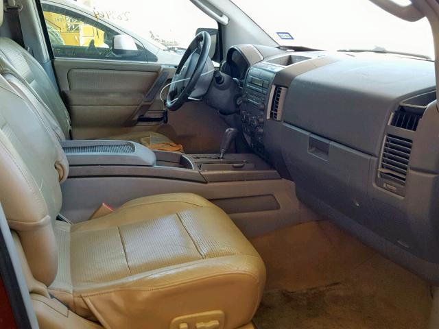 5N1AA08A14N701102 - 2004 NISSAN ARMADA BROWN photo 5