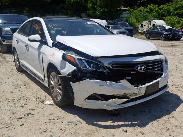 5NPE34AF9FH052391 - 2015 HYUNDAI SONATA SPO WHITE photo 1