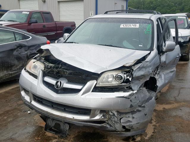 2HNYD18636H509438 - 2006 ACURA MDX TOURIN SILVER photo 2