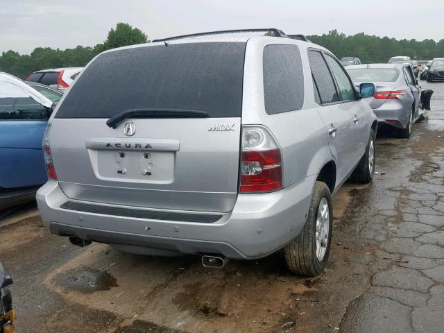 2HNYD18636H509438 - 2006 ACURA MDX TOURIN SILVER photo 4