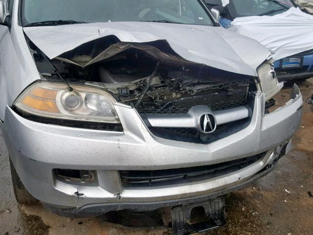 2HNYD18636H509438 - 2006 ACURA MDX TOURIN SILVER photo 9