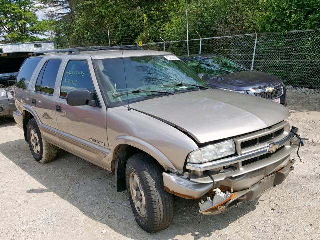 1GNDT13X74K107314 - 2004 CHEVROLET BLAZER GOLD photo 1