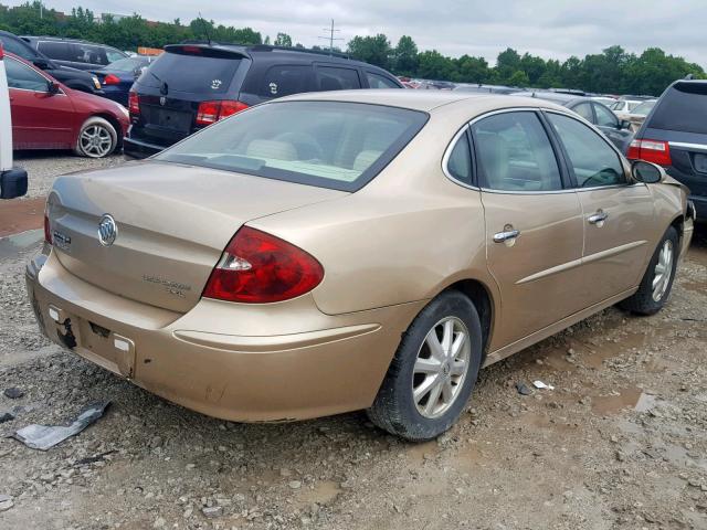 2G4WD532551236367 - 2005 BUICK LACROSSE C BROWN photo 4