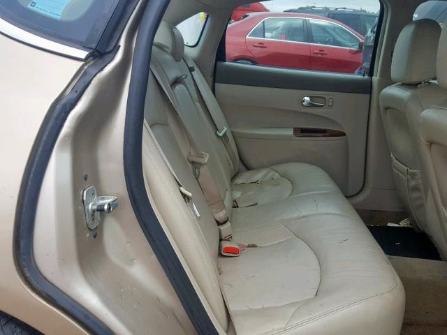 2G4WD532551236367 - 2005 BUICK LACROSSE C BROWN photo 6