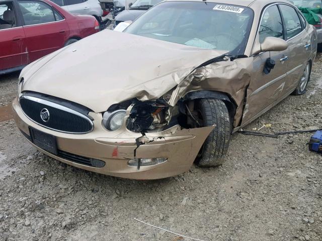 2G4WD532551236367 - 2005 BUICK LACROSSE C BROWN photo 9