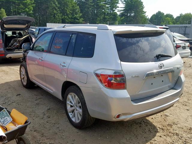 JTEEW44AX82024333 - 2008 TOYOTA HIGHLANDER SILVER photo 3