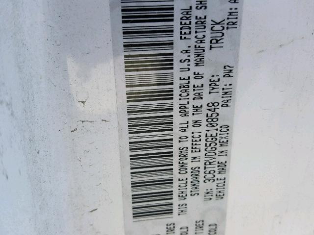 3C6TRVDG5GE108548 - 2016 RAM PROMASTER 白色 照片 10