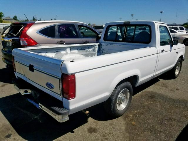 1FTCR10A1MUD29970 - 1991 FORD RANGER WHITE photo 4