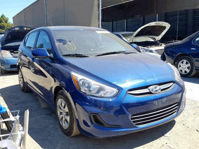 KMHCT5AE2HU342612 - 2017 HYUNDAI ACCENT SE BLUE photo 1