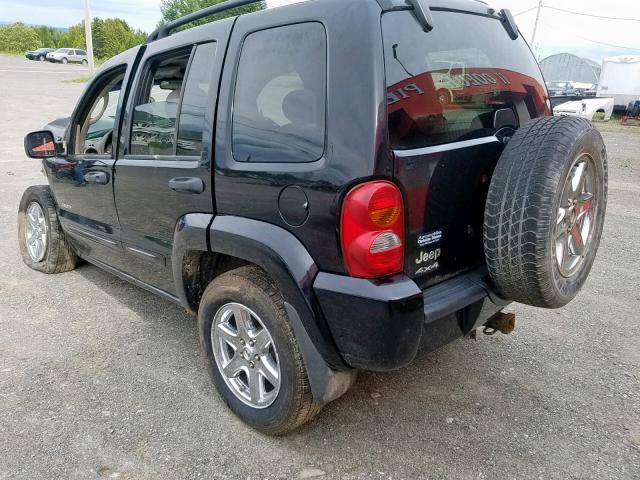 1J4GL58KX4W159677 - 2004 JEEP LIBERTY LI BLACK photo 3