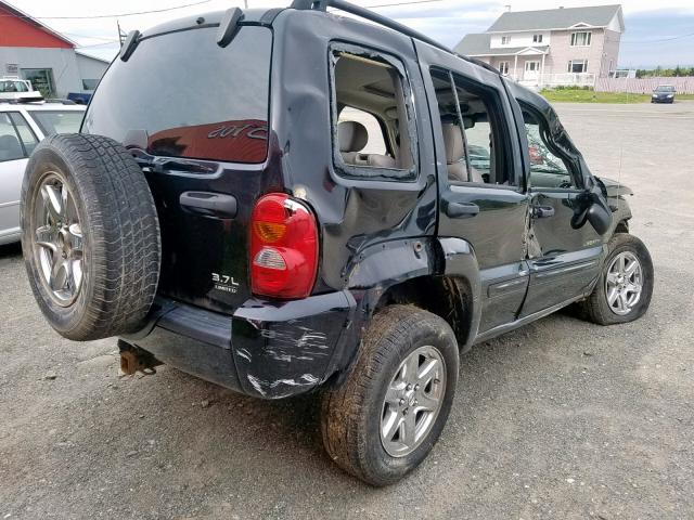 1J4GL58KX4W159677 - 2004 JEEP LIBERTY LI BLACK photo 4