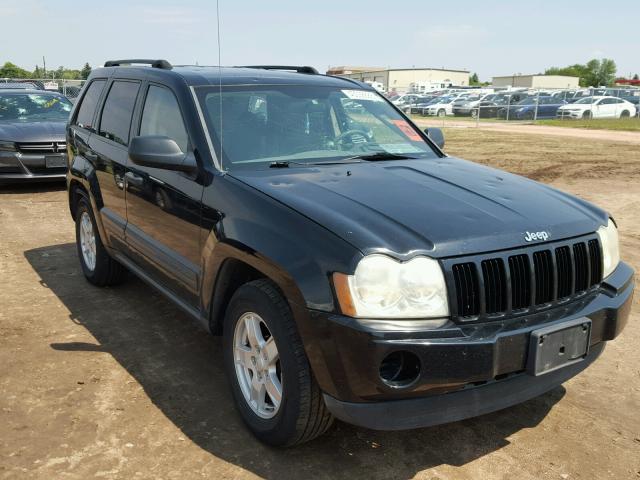 1J4HS48N16C230295 - 2006 JEEP GRAND CHER BLACK photo 1