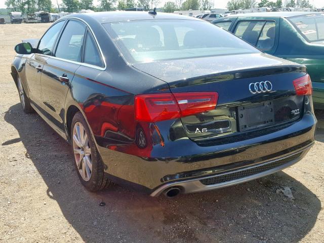 WAUHGAFC9DN116941 - 2013 AUDI A6 PRESTIG BLACK photo 3