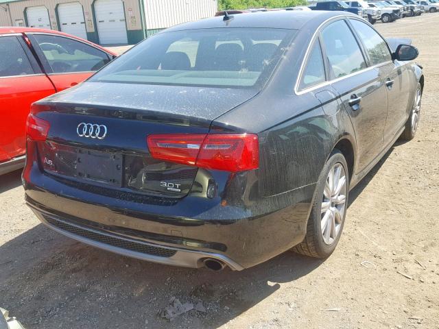 WAUHGAFC9DN116941 - 2013 AUDI A6 PRESTIG BLACK photo 4