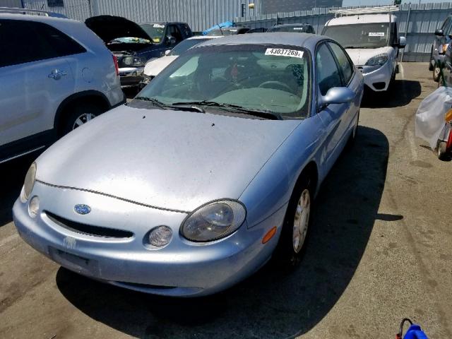 1FALP52UXVG256012 - 1997 FORD TAURUS GL BLUE photo 2