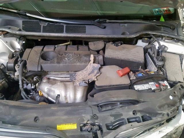 4T3BA3BB7BU026521 - 2011 TOYOTA VENZA SILVER photo 7