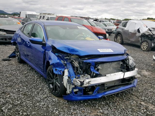 2HGFC2F86KH513635 - 2019 HONDA CIVIC SPOR BLUE photo 1