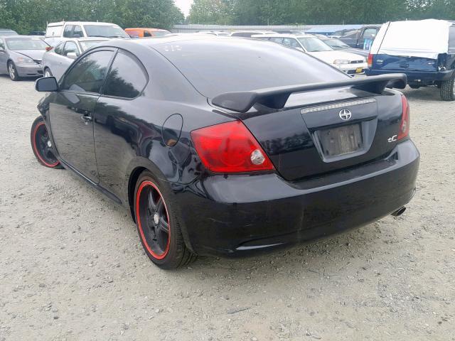 JTKDE177050010197 - 2005 TOYOTA SCION TC შავი ფოტო 3