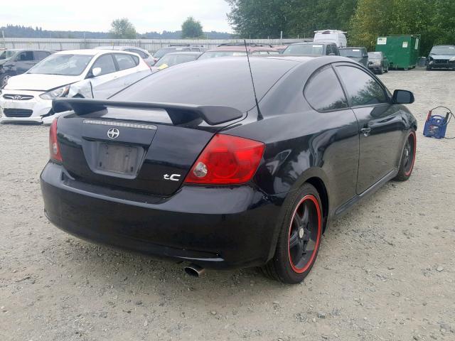 JTKDE177050010197 - 2005 TOYOTA SCION TC შავი ფოტო 4