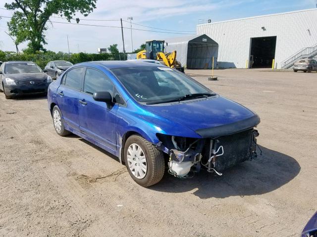 2HGFA16317H036821 - 2007 HONDA CIVIC DX BLUE photo 1