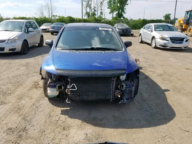 2HGFA16317H036821 - 2007 HONDA CIVIC DX BLUE photo 9