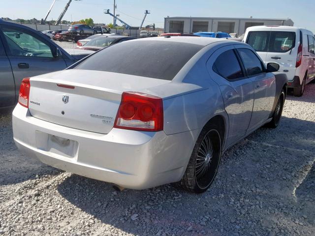 2B3KA33V09H544541 - 2009 DODGE CHARGER SX SILVER photo 4