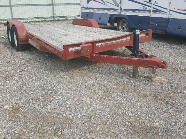 4MPFB1822C1005414 - 2012 UTILITY TRAILER RED photo 1