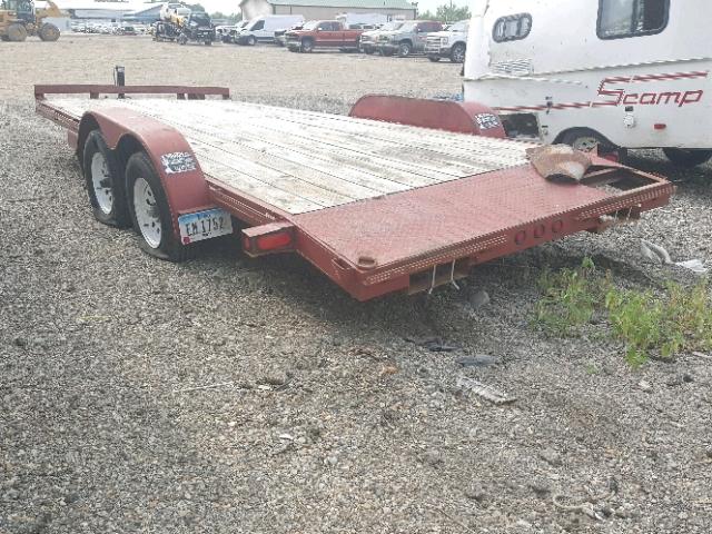 4MPFB1822C1005414 - 2012 UTILITY TRAILER RED photo 4