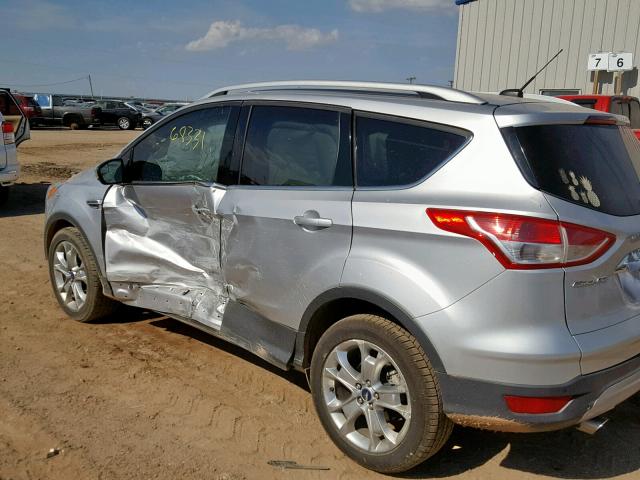 1FMCU0J95FUA64479 - 2015 FORD ESCAPE TIT SILVER photo 10