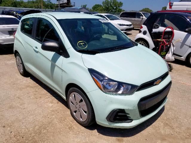 KL8CB6SA0HC744569 - 2017 CHEVROLET SPARK LS GREEN photo 1