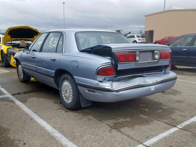 1G4HP52K5VH503487 - 1997 BUICK LESABRE CU BLUE photo 3