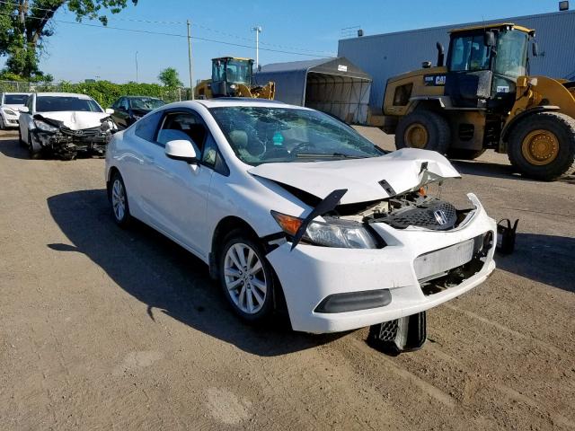 2HGFG3B9XCH000057 - 2012 HONDA CIVIC EXL 白色 照片 1