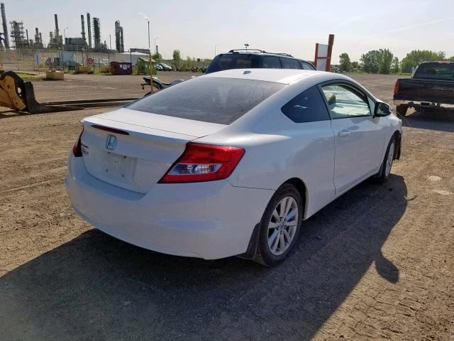 2HGFG3B9XCH000057 - 2012 HONDA CIVIC EXL 白色 照片 4