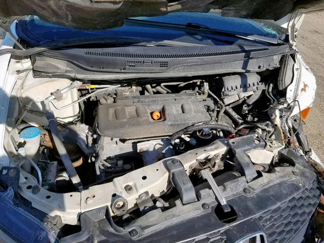 2HGFG3B9XCH000057 - 2012 HONDA CIVIC EXL 白色 照片 7