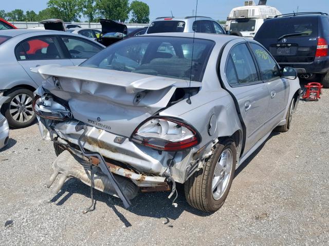 1G2NF52E44M503477 - 2004 PONTIAC GRAND AM S SILVER photo 4