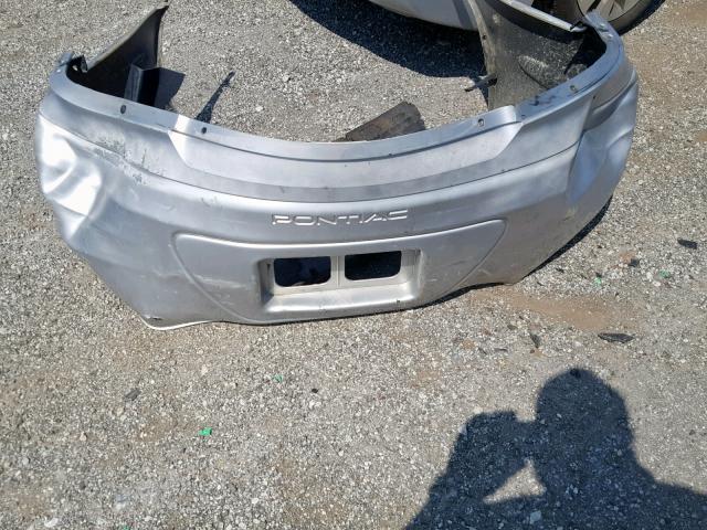 1G2NF52E44M503477 - 2004 PONTIAC GRAND AM S SILVER photo 9